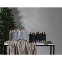 Metallinen kynttilänjalka musta 35x25cm 10W 16xE5 hinta ja tiedot | Kynttilät ja kynttilänjalat | hobbyhall.fi