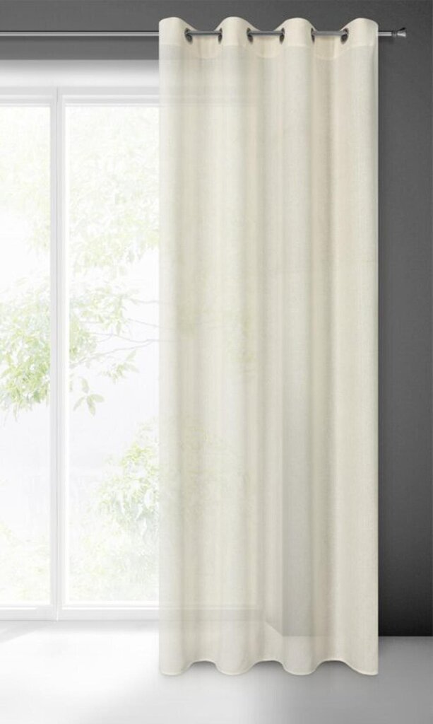 Verho Lidia 140x250 cm luonnollinen hinta ja tiedot | Verhot | hobbyhall.fi