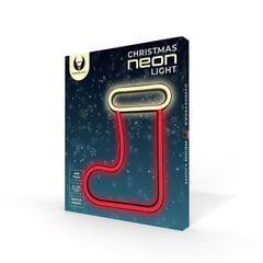 Joulusukka Neon Led, valkoinen, punainen Bat + USB FLNE23 hinta ja tiedot | Forever light Huonekalut ja sisustus | hobbyhall.fi