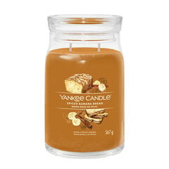 Tuoksukynttilä Yankee Candle Spiced Banana Bread 567 g hinta ja tiedot | Kynttilät ja kynttilänjalat | hobbyhall.fi