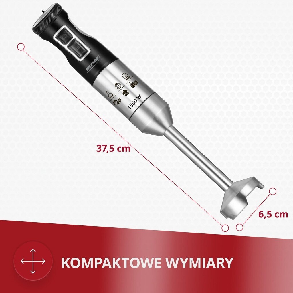 MPM MBL-34M 1500 W hinta ja tiedot | Sauvasekoittimet ja silppurit | hobbyhall.fi