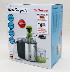 Berlinger 1100W hinta ja tiedot | Mehupuristimet ja mehulingot | hobbyhall.fi