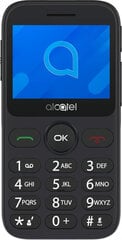 Alcatel 2020X-3BALWE11, 16MB, Black hinta ja tiedot | Alcatel Tabletit ja e-kirjojen lukulaitteet | hobbyhall.fi