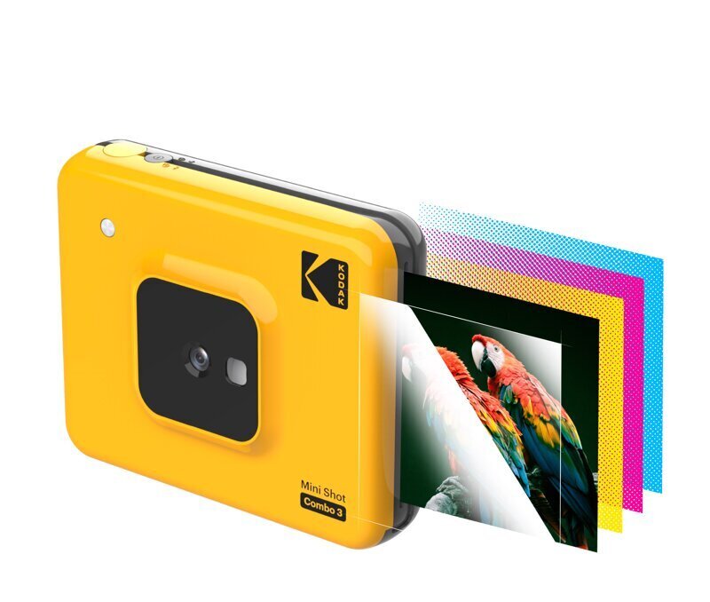 Kodak Mini shot Combo 2, keltainen hinta ja tiedot | Pikakamerat | hobbyhall.fi