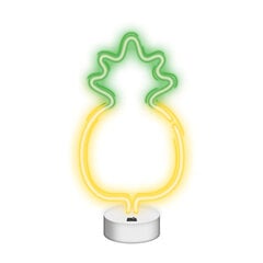 Neonvalo LED Pineapple, kelta-vihreä NNE05 hinta ja tiedot | Pöytävalaisimet | hobbyhall.fi