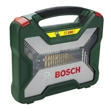 Bosch Titanium 100-osainen sarja hinta ja tiedot | Akkuporakoneet ja ruuvinvääntimet | hobbyhall.fi