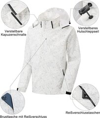 SwissWell miesten takki, valkoinen hinta ja tiedot | Miesten ulkoilutakit | hobbyhall.fi