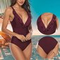 Ihcemih Tummy Control One Piece -uimapuku, viininpunainen hinta ja tiedot | Naisten uimapuvut | hobbyhall.fi