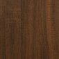 vidaXL Sivukaappi, ruskea tammi, 60x35x70cm, käsitelty puu hinta ja tiedot | Olohuoneen kaapit ja lipastot | hobbyhall.fi
