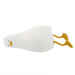 Silikoni-LED-yövalaisin Lazy Duck Forever, FNL-01, valkoinen hinta ja tiedot | Lasten turvallisuus | hobbyhall.fi