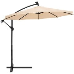 Puutarhasateenvarjo aurinkopaneelilla Springos GU0047 300 CM hinta ja tiedot | Aurinkovarjot ja markiisit | hobbyhall.fi