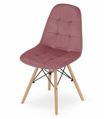 Tuoli DUMO - tumma pinkki sametti x 3 hinta ja tiedot | Ruokapöydän tuolit | hobbyhall.fi