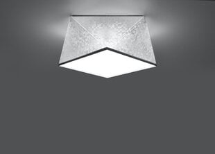 Kattovalaisin Sollux Hexa, hopea, 25 cm hinta ja tiedot | Kattovalaisimet | hobbyhall.fi