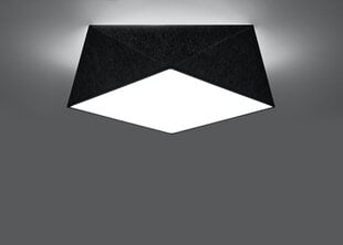 Kattovalaisin Sollux Hexa, musta, 35 cm hinta ja tiedot | Kattovalaisimet | hobbyhall.fi