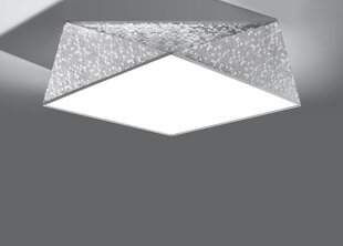 Kattovalaisin Sollux Hexa, hopea, 45 cm hinta ja tiedot | Kattovalaisimet | hobbyhall.fi