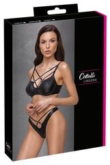 Seksikäs alusvaatesetti Cottelli Lingerie, musta, 75B/S hinta ja tiedot | Seksikkäät asut naisille | hobbyhall.fi