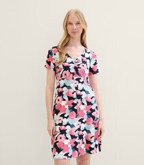 Tom Tailor naisten mekko 1040362*35290, pinkki/vaalean harmaa 4067672633291 hinta ja tiedot | Mekot | hobbyhall.fi