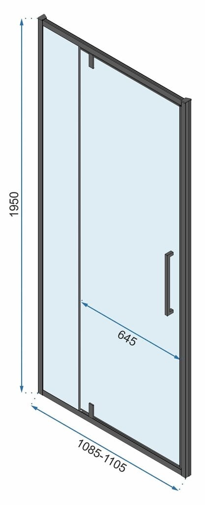 Suihkukaappi Rea Rapid Swing 120x100 hinta ja tiedot | Suihkukaapit ja suihkunurkat | hobbyhall.fi