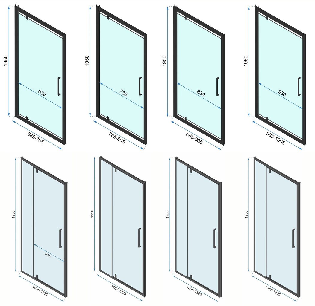 Suihkukaappi Rea Rapid Swing 80x90 hinta ja tiedot | Suihkukaapit ja suihkunurkat | hobbyhall.fi