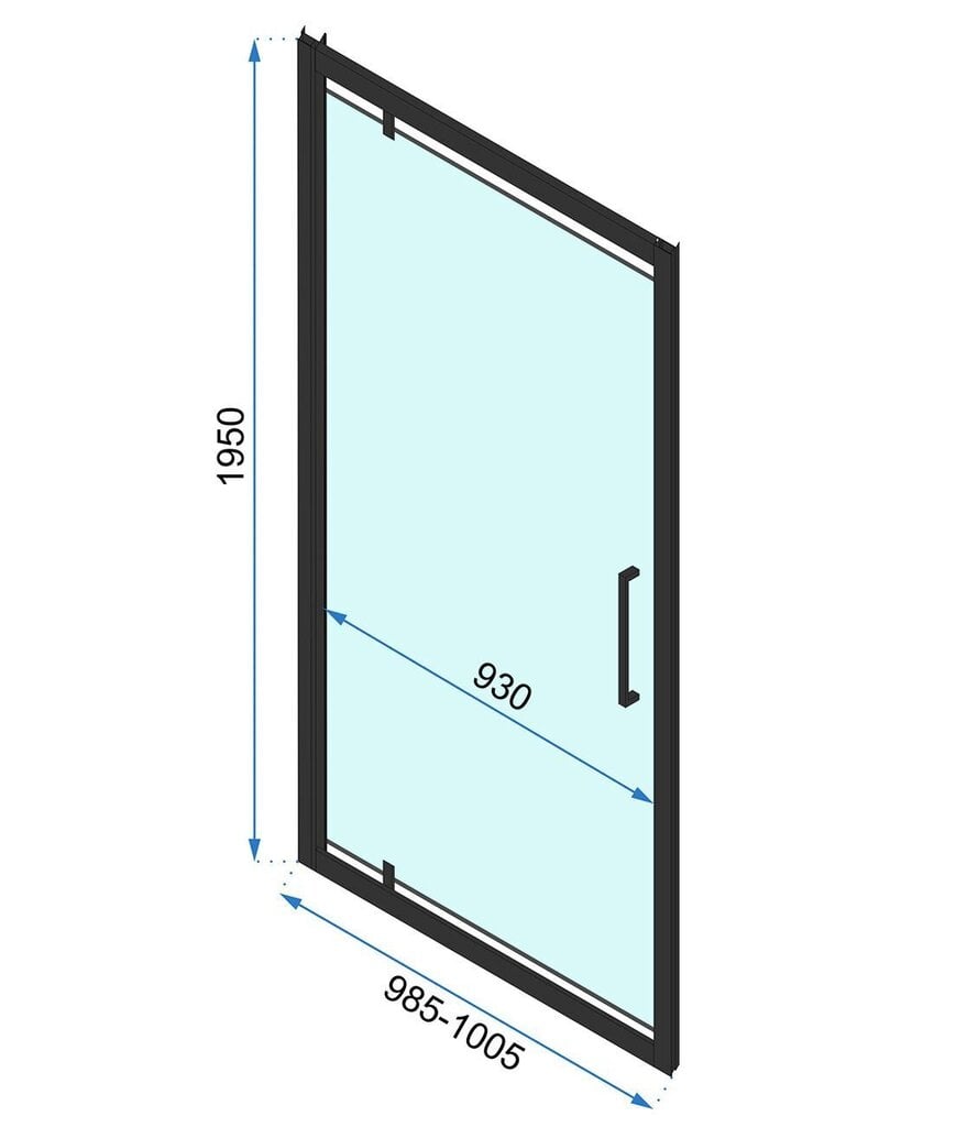 Suihkukaappi Rea Rapid Swing 80x90 hinta ja tiedot | Suihkukaapit ja suihkunurkat | hobbyhall.fi