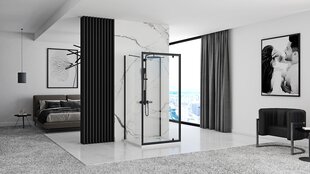 Rapid Swing musta seinä suihkukaappi hinta ja tiedot | Suihkukaapit ja suihkunurkat | hobbyhall.fi