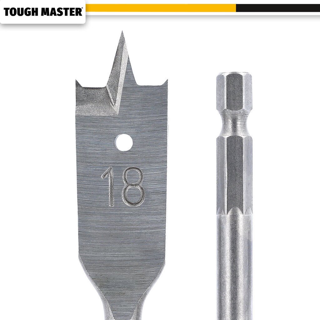 Puuporanterät 6 kpl UK Brand, Tough Master® TM-FDB6 hinta ja tiedot | Käsityökalut | hobbyhall.fi