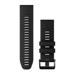Garmin Quickfit 26mm kellonhihnat, musta silikoni hinta ja tiedot | Älykellojen ja aktiivisuusrannekkeiden lisätarvikkeet | hobbyhall.fi