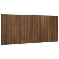 vidaXL Sängynpääty ruskea tammi 200x1,5x80 cm tekninen puu hinta ja tiedot | Sängyt | hobbyhall.fi