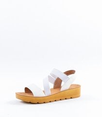Naisten sandaalit 443341 01, valkoinen 443341*01-041 hinta ja tiedot | Naisten avokkaat ja sandaalit | hobbyhall.fi