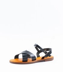 Naisten sandaalit 448076 02, musta/ruskea 448076*02-041 hinta ja tiedot | Naisten avokkaat ja sandaalit | hobbyhall.fi
