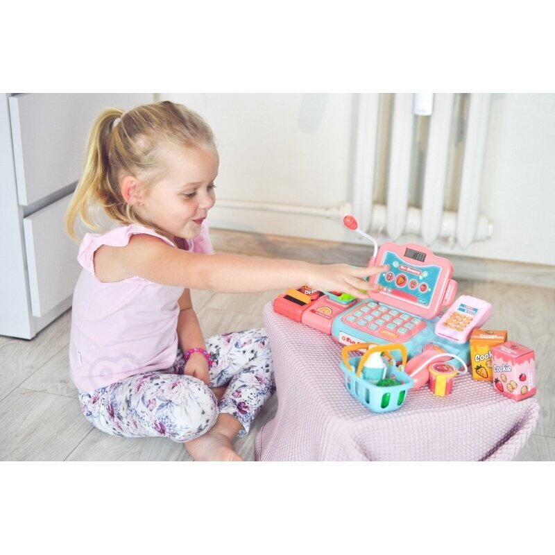 Lasten leikkilaatikko tarvikkeilla Woopie, vaaleanpunainen hinta ja tiedot | Tyttöjen lelut | hobbyhall.fi