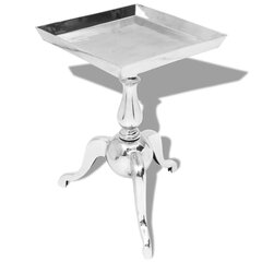Pöytä, neliö, alumiini, hopea väri hinta ja tiedot | Sohvapöydät | hobbyhall.fi