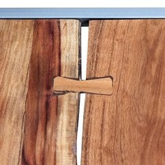 Sohvapöytien sarja, massiivi akaasiapuuta, 2 osaa hinta ja tiedot | Sohvapöydät | hobbyhall.fi