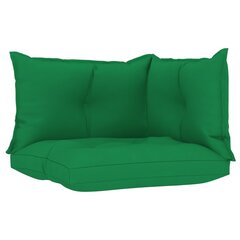 Lavaloista tehdyt tyynyt sohvalle, 3 kpl, vihreä hinta ja tiedot | Istuintyynyt, pehmusteet ja päälliset | hobbyhall.fi