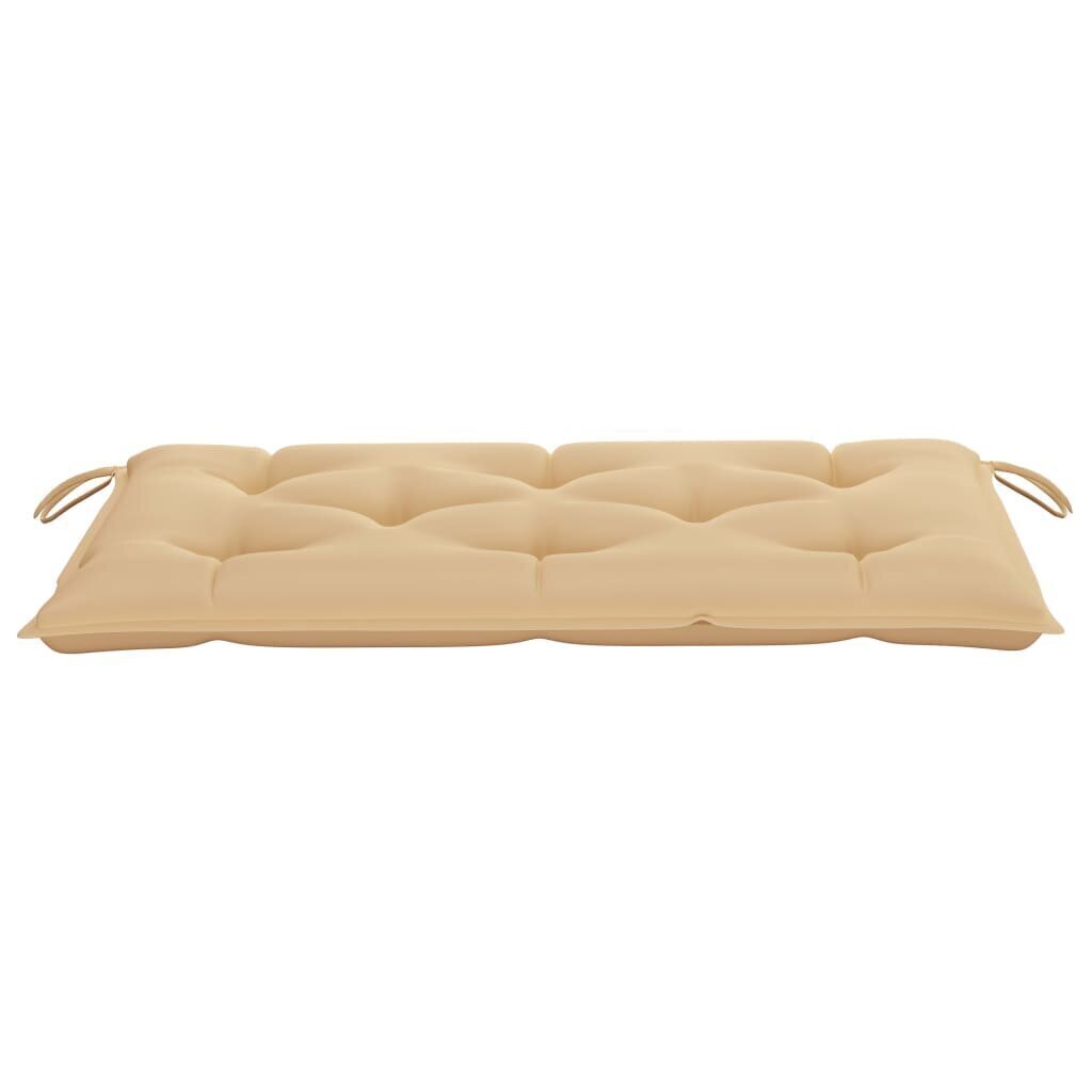 Tyyny puutarhapenkille, beige, 100x50x7 cm hinta ja tiedot | Istuintyynyt, pehmusteet ja päälliset | hobbyhall.fi