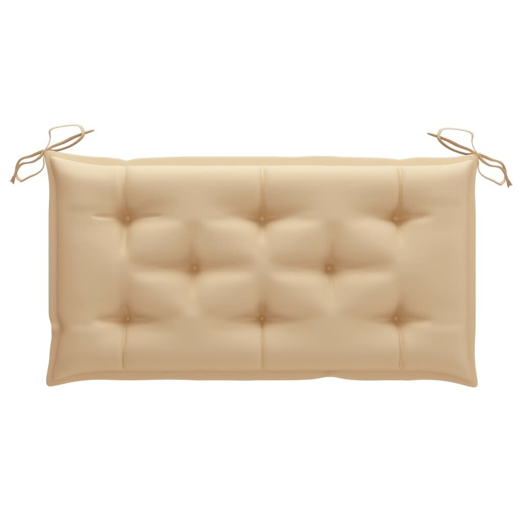 Tyyny puutarhapenkille, beige, 100x50x7 cm hinta ja tiedot | Istuintyynyt, pehmusteet ja päälliset | hobbyhall.fi