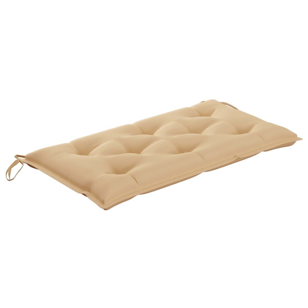 Tyyny puutarhapenkille, beige, 100x50x7 cm hinta ja tiedot | Istuintyynyt, pehmusteet ja päälliset | hobbyhall.fi