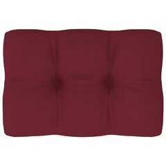 Lavaloista valmistettu sohvatyyny, 60x40x12 cm, punainen hinta ja tiedot | Istuintyynyt, pehmusteet ja päälliset | hobbyhall.fi