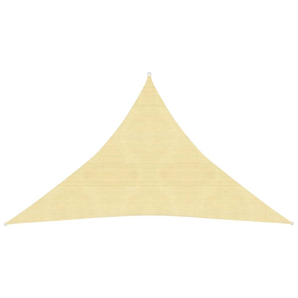 vidaXL aurinkovarjo, beige, 5x5x6m, HDPE, 160g/m² hinta ja tiedot | Aurinkovarjot ja markiisit | hobbyhall.fi