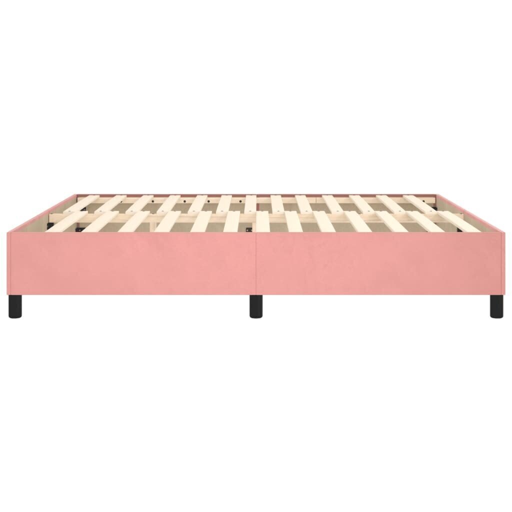 Sängynrunko jousilla, Velvet, 180x200 cm, vaaleanpunainen hinta ja tiedot | Sängyt | hobbyhall.fi