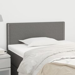 Sängynpääty, tummanharmaa, 80x5x78/88cm, kangas hinta ja tiedot | Sängyt | hobbyhall.fi