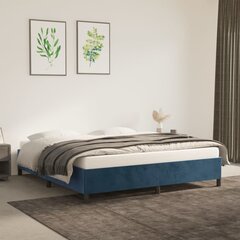 Sängynrunko, tummansininen, 180x200 cm, sametti hinta ja tiedot | Sängyt | hobbyhall.fi