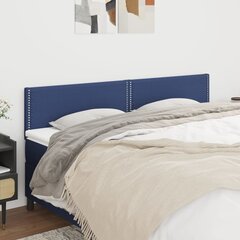 Sängynpääty, 2 kpl, sininen, 100x5x78/88cm, kangas hinta ja tiedot | Sängyt | hobbyhall.fi