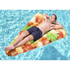 Kelluva patja Bestway Pizza Party, 188x130cm, punainen hinta ja tiedot | Puhallettavat vesilelut ja uima-asusteet | hobbyhall.fi