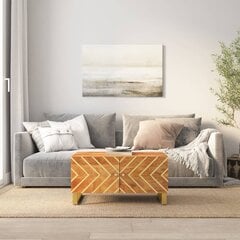 Sohvapöytä vidaXL, ruskea/musta hinta ja tiedot | Sohvapöydät | hobbyhall.fi