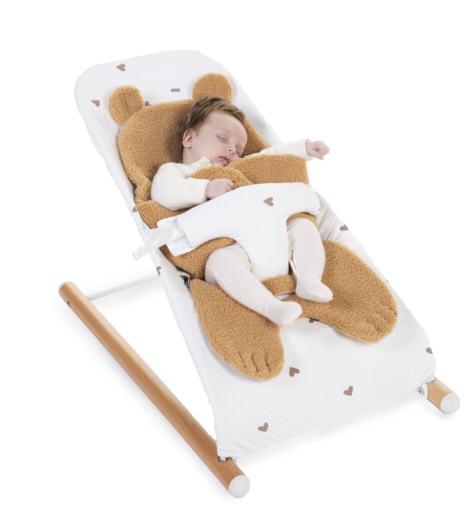 Yleiskäyttöinen syöttötuolin pehmuste Childhome Teddy, beige hinta ja tiedot | Syöttötuolit | hobbyhall.fi