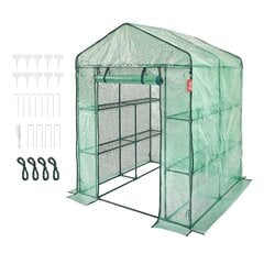 Kasvihuone hyllyillä Vevor 1,4x1,4x2 m hinta ja tiedot | Kasvihuoneet | hobbyhall.fi