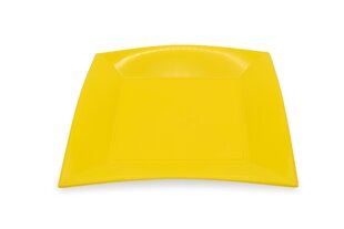 Lautaset MoodFood, keltainen, 23 x 23 cm, 25 kpl hinta ja tiedot | Astiat | hobbyhall.fi