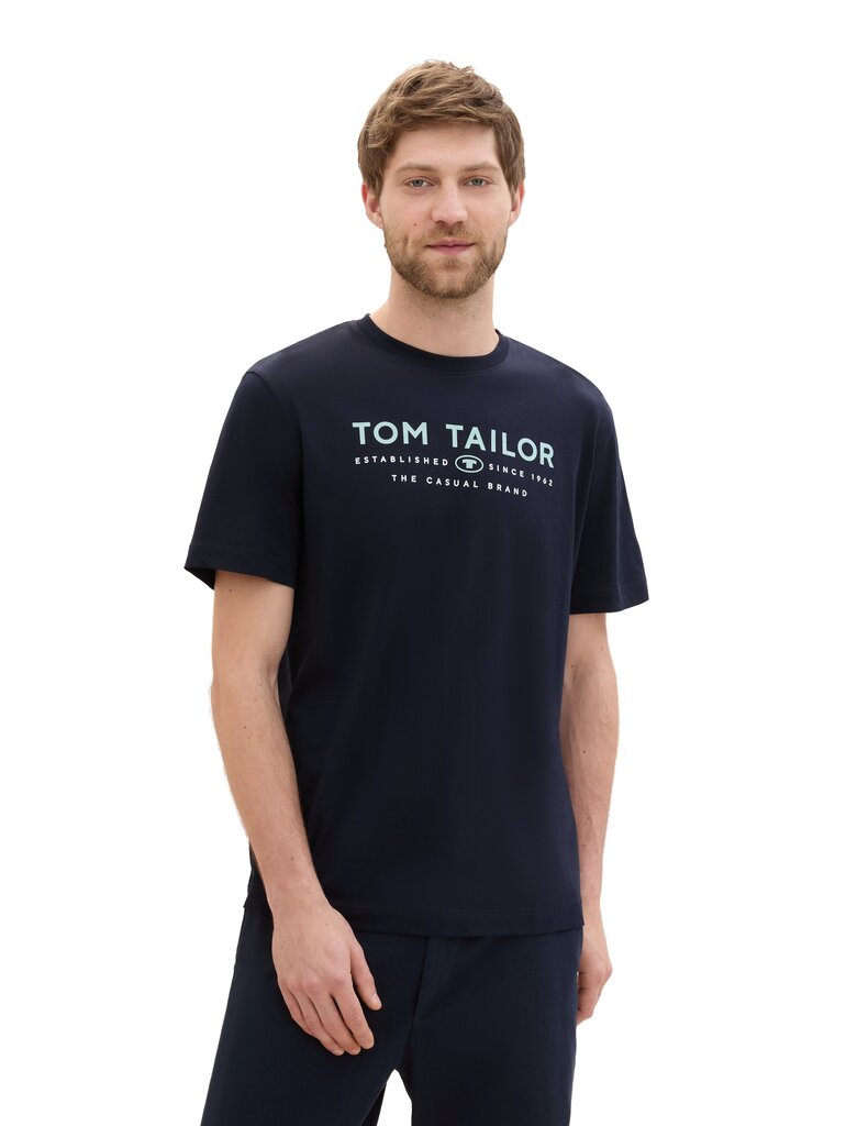 Tom Tailor miesten t-paita, tummansininen hinta ja tiedot | Miesten T-paidat | hobbyhall.fi