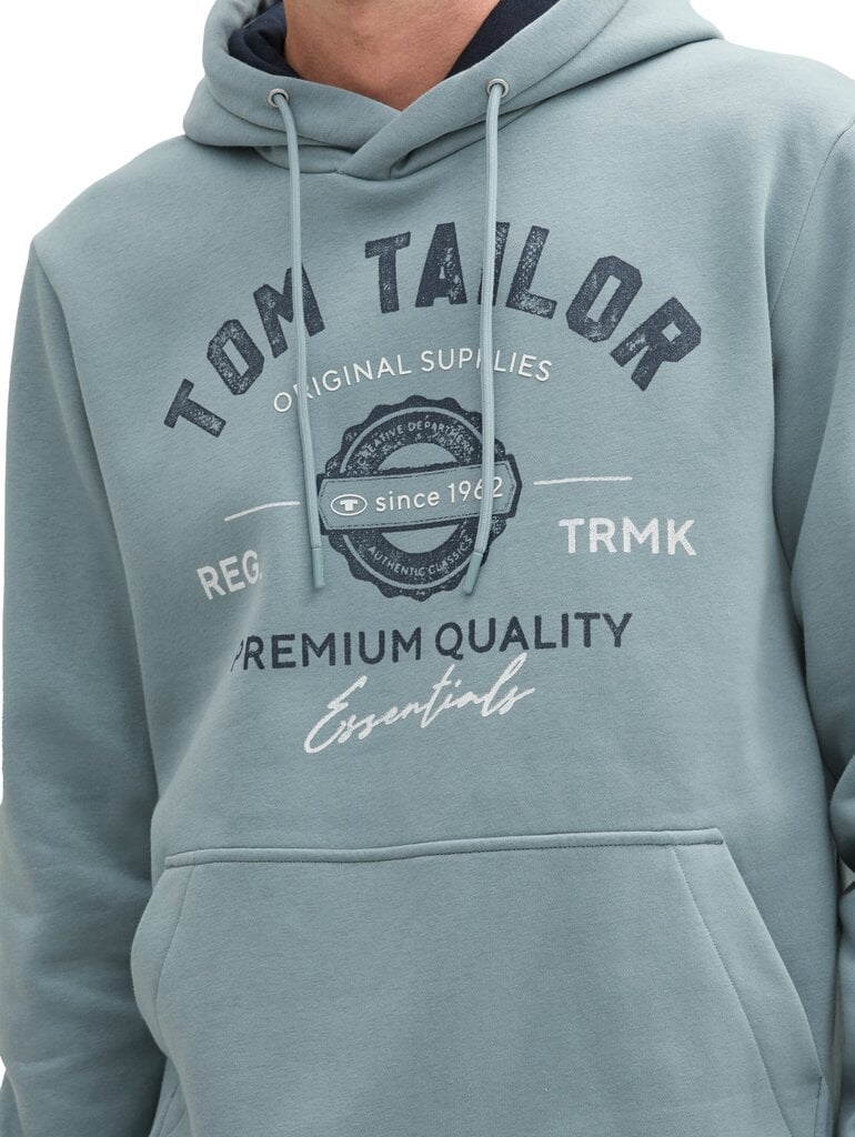 Tom Tailor miesten collegepaita, sinivihreä hinta ja tiedot | Miesten puserot ja hupparit | hobbyhall.fi